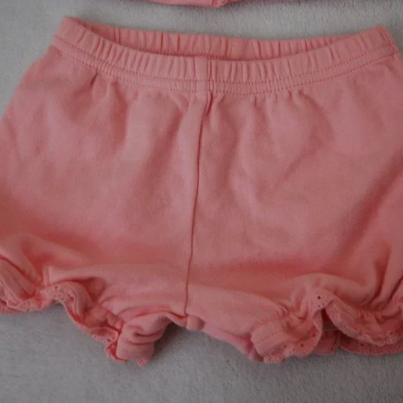 First Impressions, 0-3M Infant Baby, 100% Cotton Pink Set - Picture 5 of 13